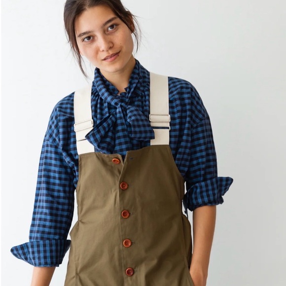 Caron Callahan Olive Cropped Brynn Jumpsuit - Picture 3 of 8